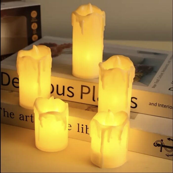 Set lumânări LED decorative cu efect - imagine 7