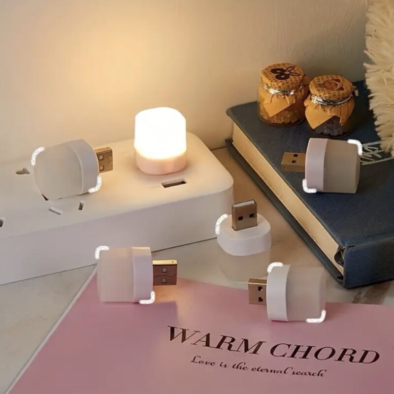 Lampă LED mini USB – lumină de veghe