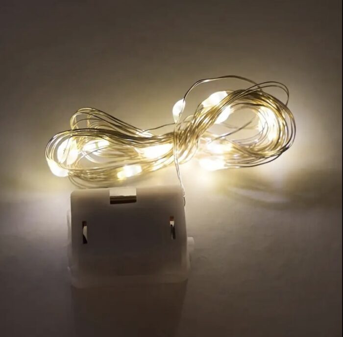 Instalație luminoasă LED pe sârmă - imagine 5