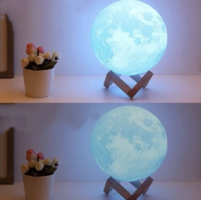 Lampă Lună 3D cu Telecomandă - imagine 8