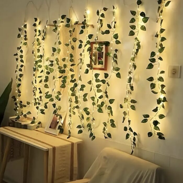 Instalație luminoasă decorativă cu frunze - imagine 10