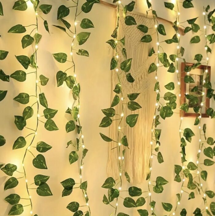 Instalație luminoasă decorativă cu frunze - imagine 8