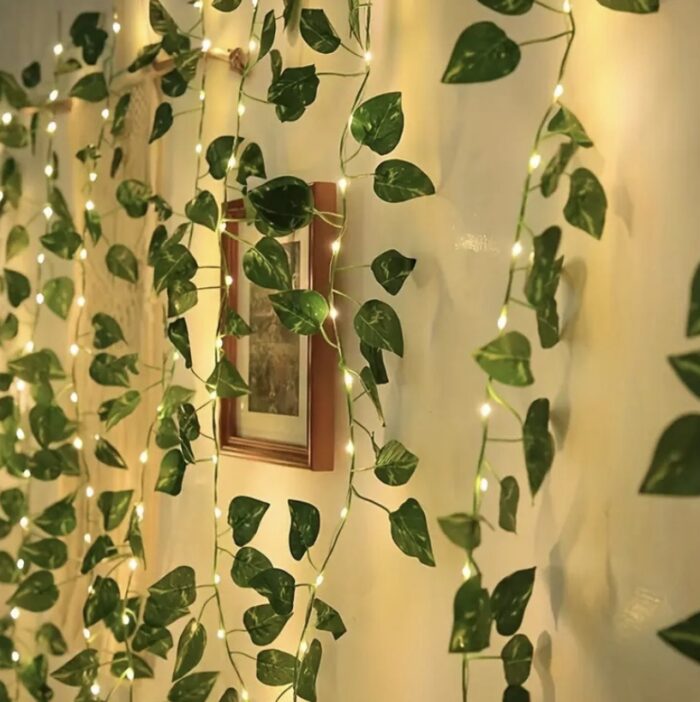 Instalație luminoasă decorativă cu frunze - imagine 2
