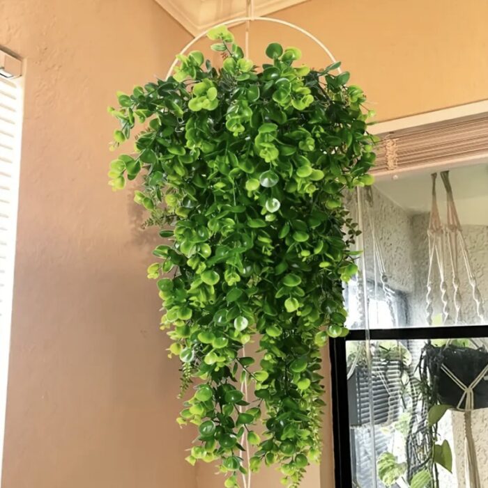 Plantă Artificială Cascadă Verde - 78 cm - imagine 6