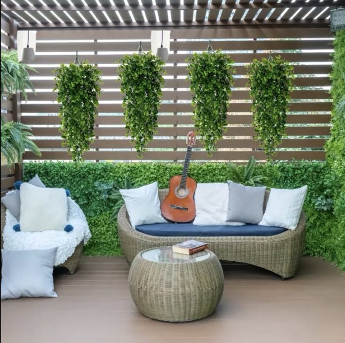Plantă Artificială Cascadă Verde - 78 cm - imagine 5