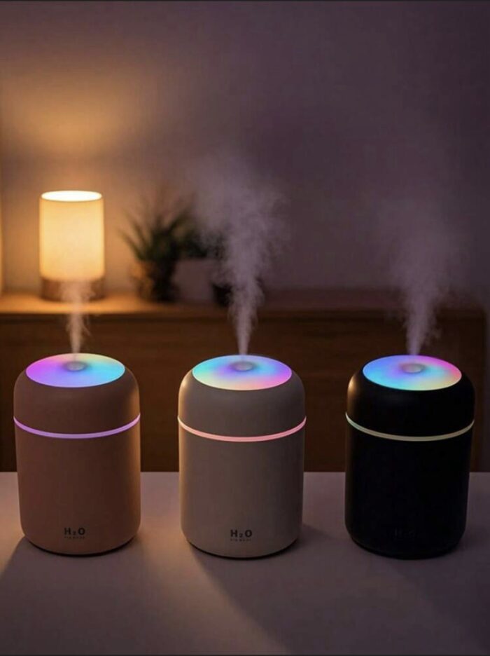 Umidificator cu Ultrasonice H2O – Aromaterapie și Lumină LED RGB - imagine 7