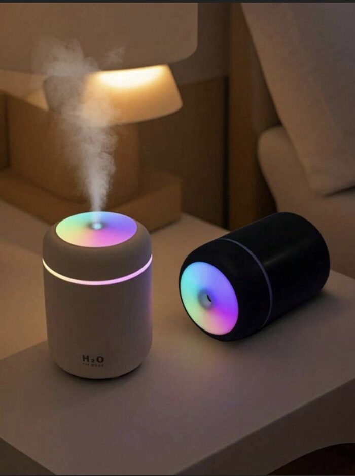 Umidificator cu Ultrasonice H2O – Aromaterapie și Lumină LED RGB
