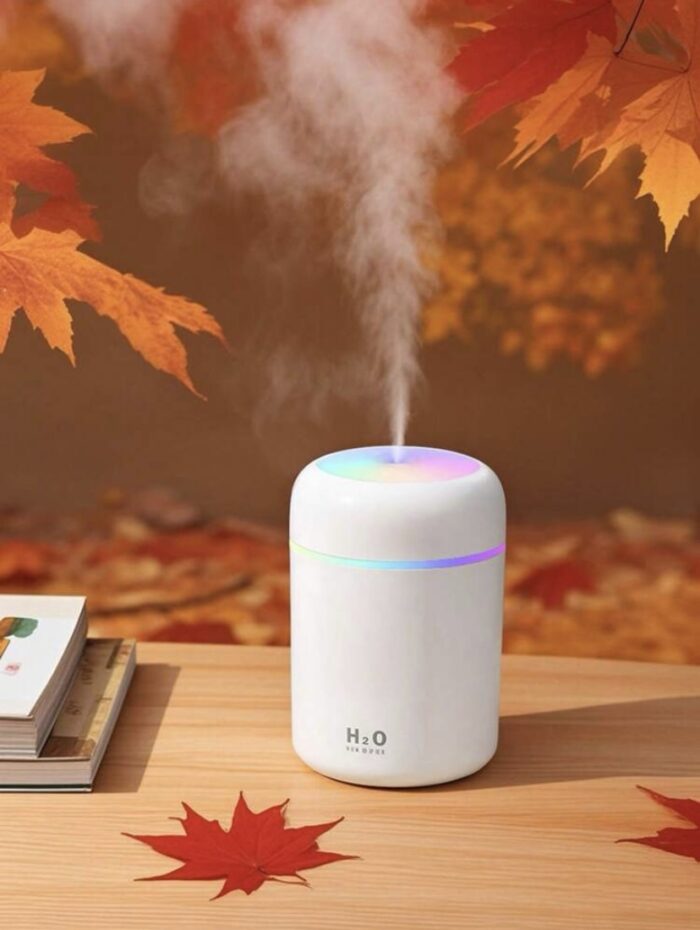 Umidificator cu Ultrasonice H2O – Aromaterapie și Lumină LED RGB - imagine 3