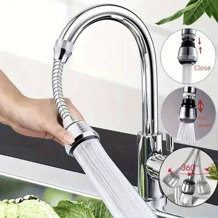 Piesă Extensibilă pentru Robinet 360° - imagine 3